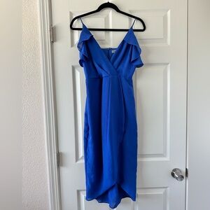 Chelsea28 Faux Wrap Midi Dress Size 4